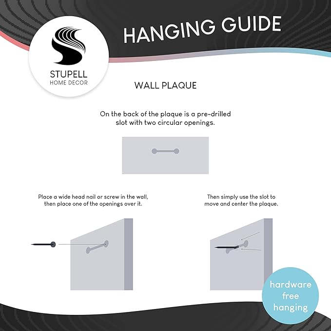 Stupell Industries Minimal Laundry Guide Cleaning Chart Helpful Symbols, Designed by Lettered and Lined Wall Plaque, 10 x 15, Black