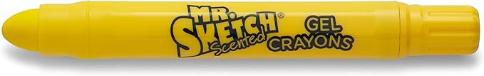 Mr. Sketch 1951332 1951332 Scented Twistable Gel Crayons, Assorted Colors, Pack Of 6, Multicolor, 6-Count