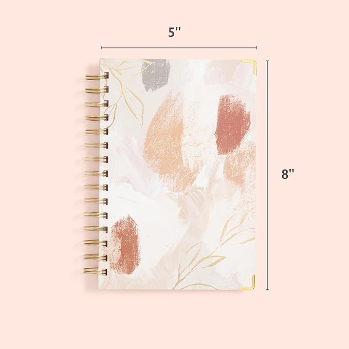 Blue Sky 2025 15-Month Weekly and Monthly Planner Calendar, October 2024 - December 2025, 5" x 8", Hard Cover, Laminated Tabs, Wirebound, Storage Pocket, Henri (Henri- 2025, 5" x 8")