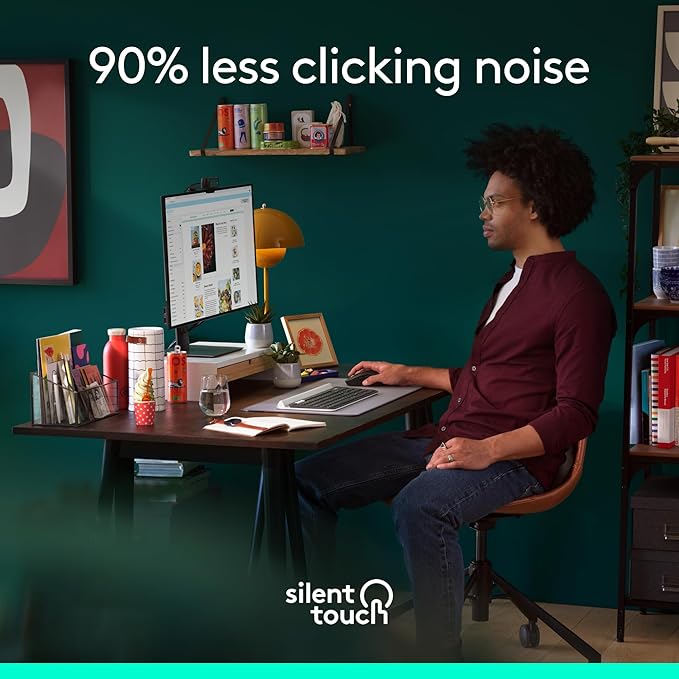 Logitech Signature M650 Wireless Mouse - for Small to Medium Sized Hands, 2-Year Battery, Silent Clicks, Customizable Side Buttons, Bluetooth, Multi-Device Compatibility - Black (Renewed)
