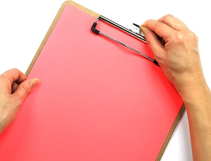 Officemate Recycled Wood Clipboard, Letter Size, Low Profile Clip, 9 x 12.5 Inches (83219), Each, Brown