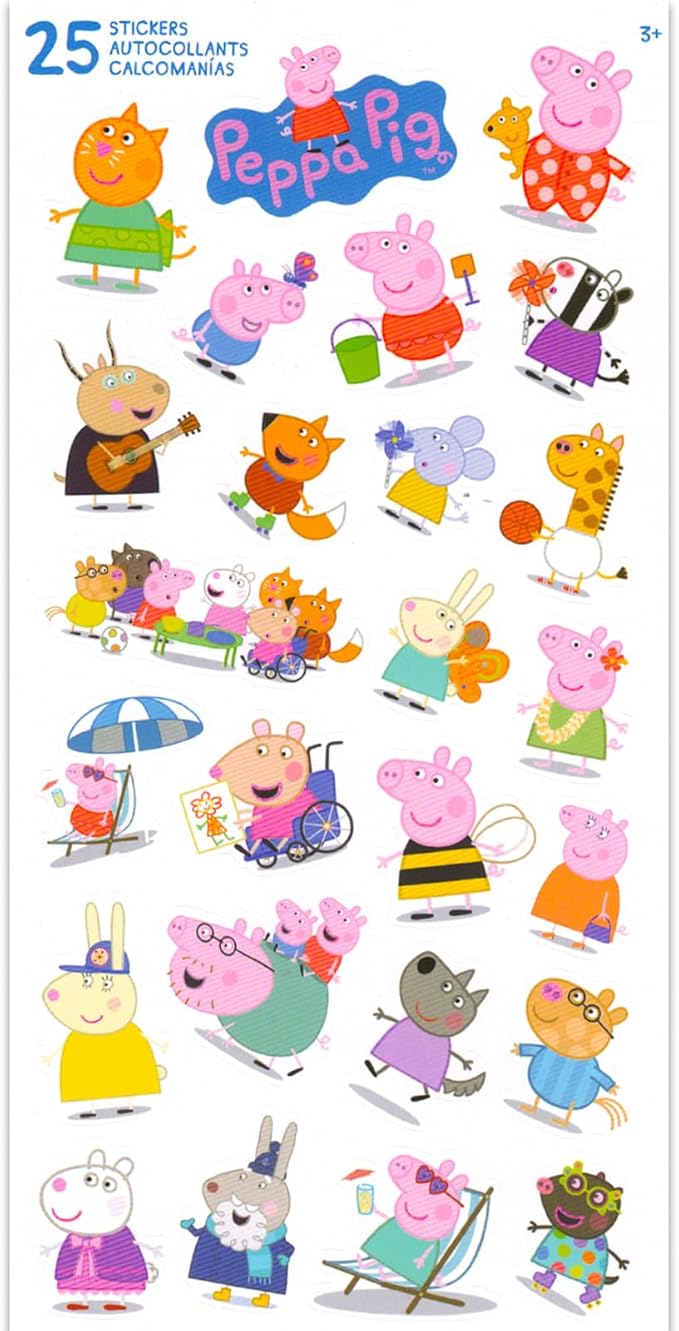 Peppa Pig Backpack and Lunch Box for Kids - 4 Pc Bundle with 16" Peppa Pig School Backpack Bag, Lunch Bag, and More (Peppa Pig School Supplies)