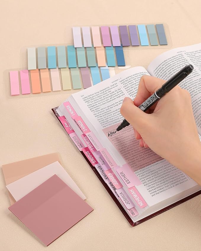 SKYDUE Bible Journaling Kit, Bible Study Supplies, Aesthetic Book Annotation Kit,Highlighter Set No Bleed, Bible Journaling Kit for Gift Green