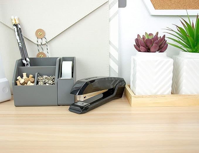 Bostitch Office Ascend 3 in 1 Stapler, 20 Sheet Capacity, Integrated Remover & Staple Storage, 420 Staples Included, Lightweight