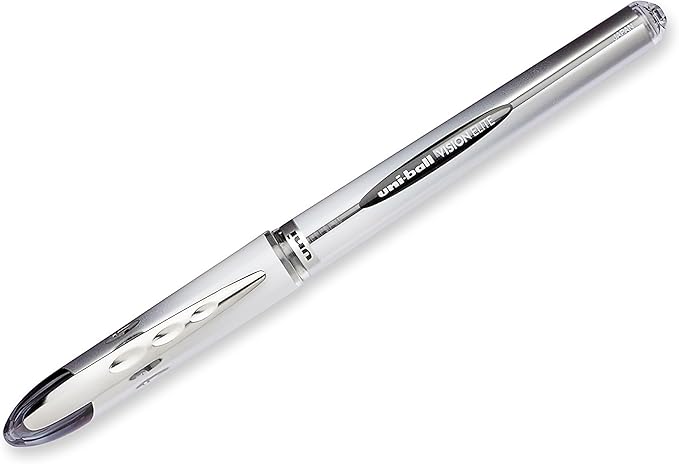 Uni-Ball 67180PP Vision Elite Rollerball Pens, Bold Point (0.8mm), Black, 4 Count (Pack of 2)