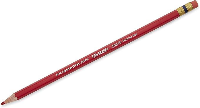 Prismacolor Col-Erase Erasable Colored Pencils, Adult Coloring, 12 Pack