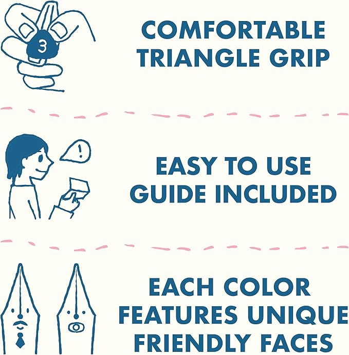 PILOT Kakuno Fountain Pen,Clear Barrel,Extra Fine Nib (10816),(Pack of 2)