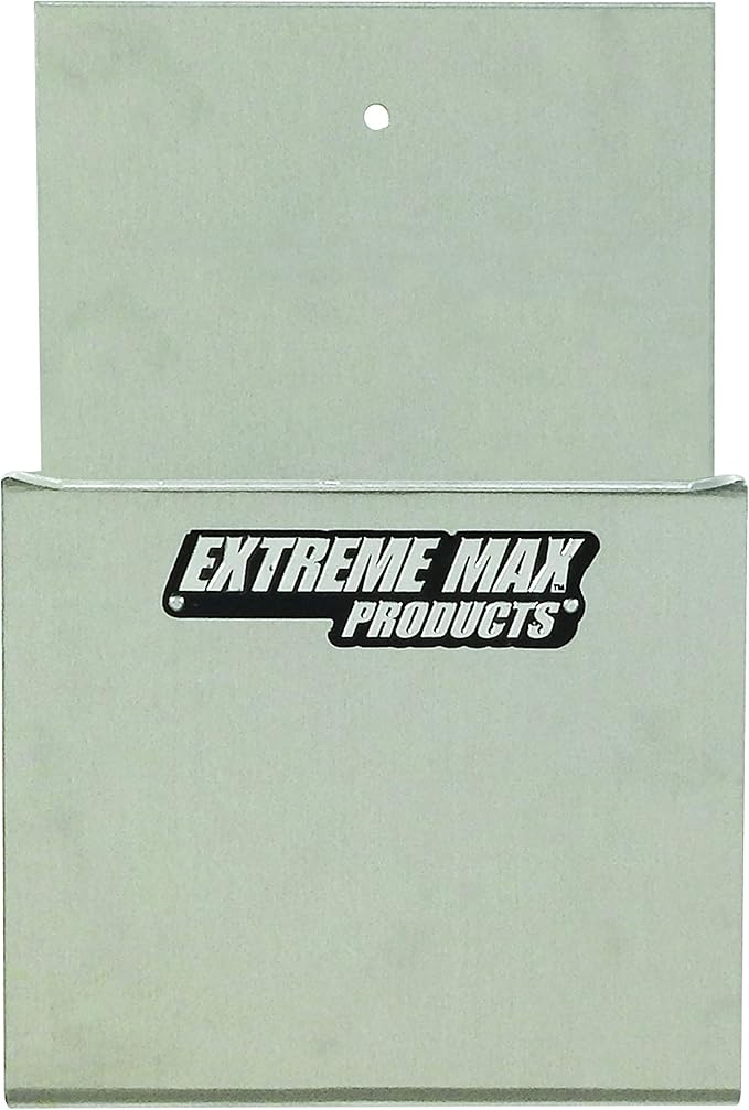 Extreme Max 5001.6047 Large Aluminum Cord Cable Hose Hanger Organizer for Enclosed Race Trailer Shop Garage Storage, Silver
