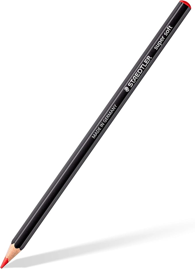 Staedtler Super Soft Color Pencils, For Light & Dark Paper, Bright and Blendable, 12 Assorted Colors in Box, 149C C12