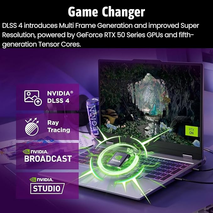 Lenovo LOQ RTX 5050 Pro AI-Gaming PC, 17.3" FHD 165Hz, Intel Core i5-13450HX, NVIDIA GeForce RTX 5050, 16GB DDR5 RAM, 1TB SSD, Backlit KB, Bundle with PCO Notebook Folding Radiator, Laptop Cooler
