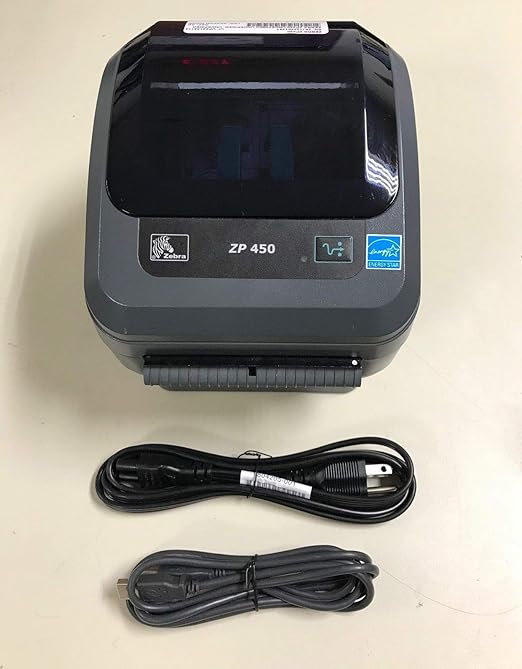 ZEBRA ZP 450 Label Thermal Bar Code Monochrome Printer ZP450-0501-0006A (Renewed)