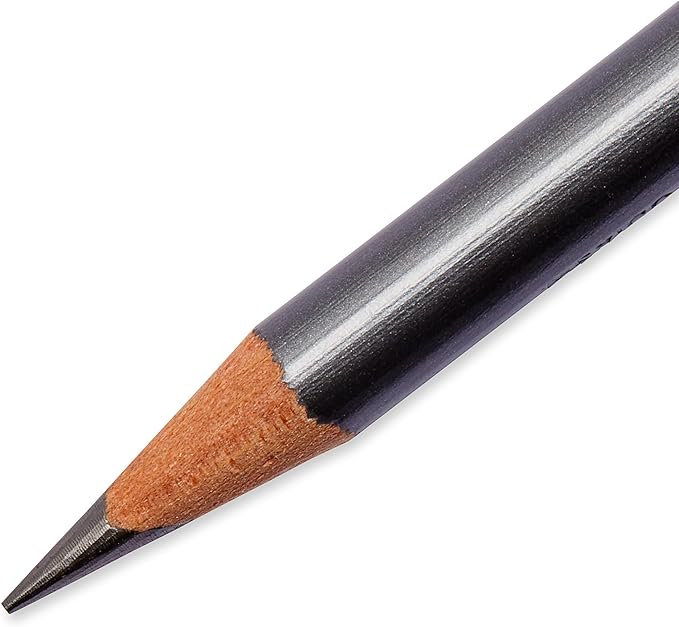 Prismacolor Ebony Graphite Drawing Pencils, Black, Adult Coloring, Box Of 12