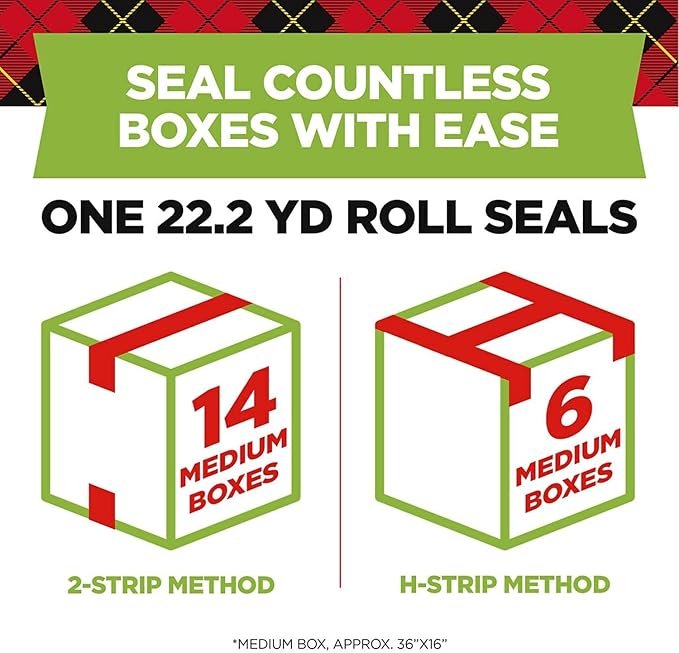 Scotch Brand Sure Start Shipping Packaging Tape with Dispenser, 2 Inches x 800 Inches (145), Clear