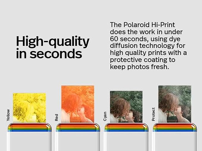 Polaroid Hi Print 2x3 Paper Cartridge, Peel and Stick, 2 Pack (40 Photos) with a Microfiber Cleaning Cloth