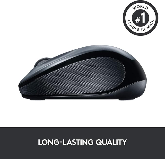 Logitech Wireless Mouse M325 with Designed-For-Web Scrolling - Light Silver