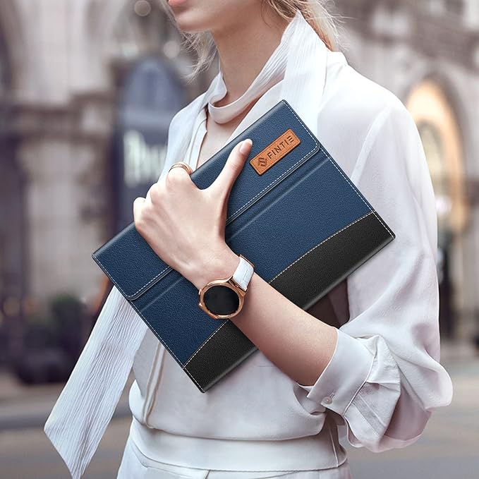 Fintie Case for Samsung Galaxy Tab S8/Tab S7 11 Inch (Model SM-X700/X706/T870/T875/T878) with Built-in S Pen Holder, Multiple Angle Portfolio Business Cover with Pocket Auto Sleep/Wake, Navy