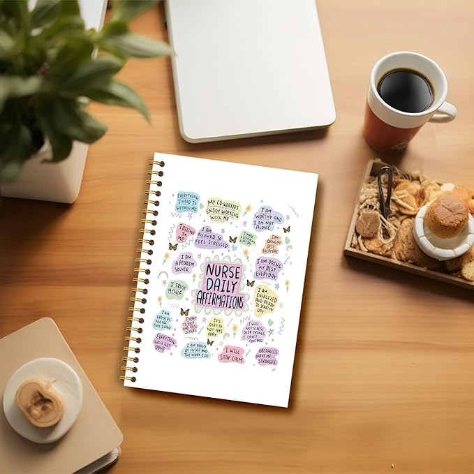 Guymn Nurse Notebook Journal, Nurse Appreciation Gifts, Nursing Notebook, Nursing Medical Gifts Hardcover Spiral Notebooks 5.5x8.3 Inch