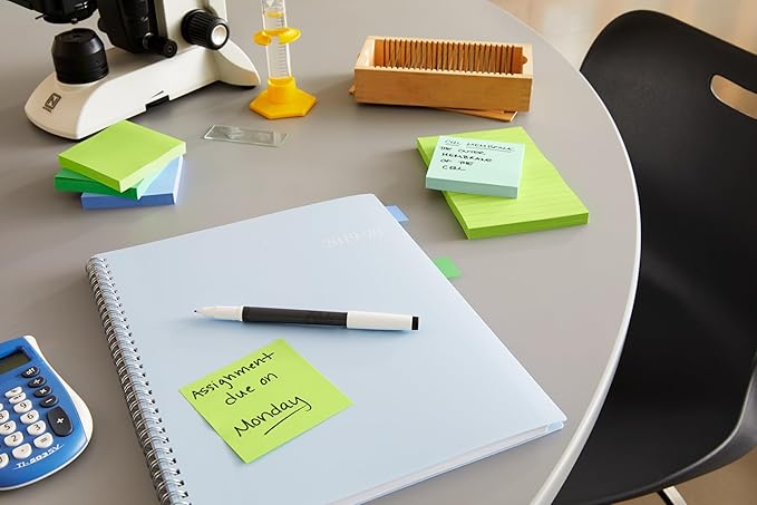 Post-it® Pop-up Note and Flag Dispenser with Pop-up Style Notes and 1" Flags, Black, 1.6" x 7.6" x 4.1"