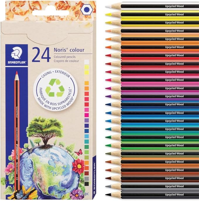 STAEDTLER Colored Pencils 18-Pack (18 sets of 24 pcs) for School Supplies - Break-Resistant Lead, Sustainably Made, Vibrant Colors for Artists & Students, 432 Count