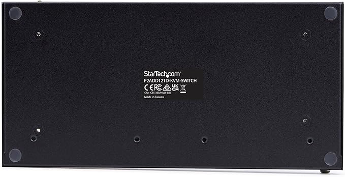 StarTech.com 2-Port Dual-Monitor DisplayPort KVM Switch with Dual View Video Matrix, 4K 60Hz, 4X USB Hub Ports, TAA Compliant