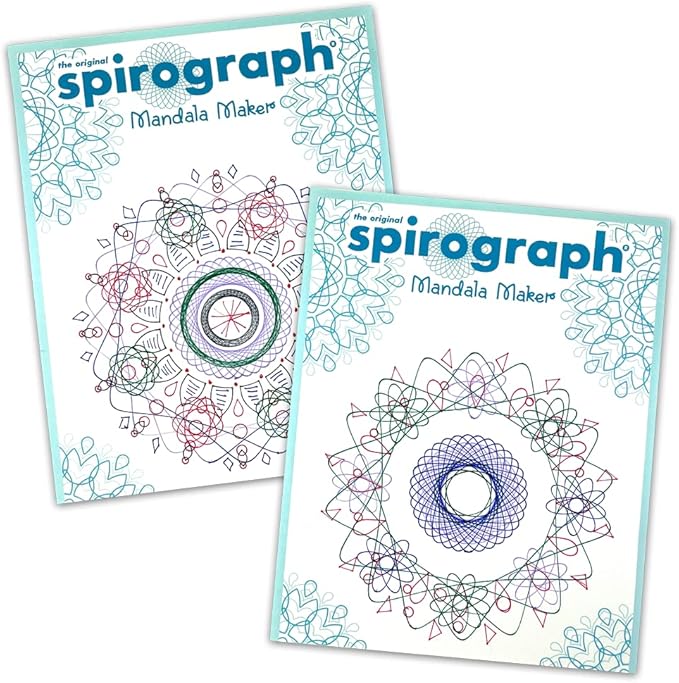 Spirograph Mandala Maker - The Easy Way to Make Countless Amazing Mandala Designs - Design Mandala Art - Ages 8+