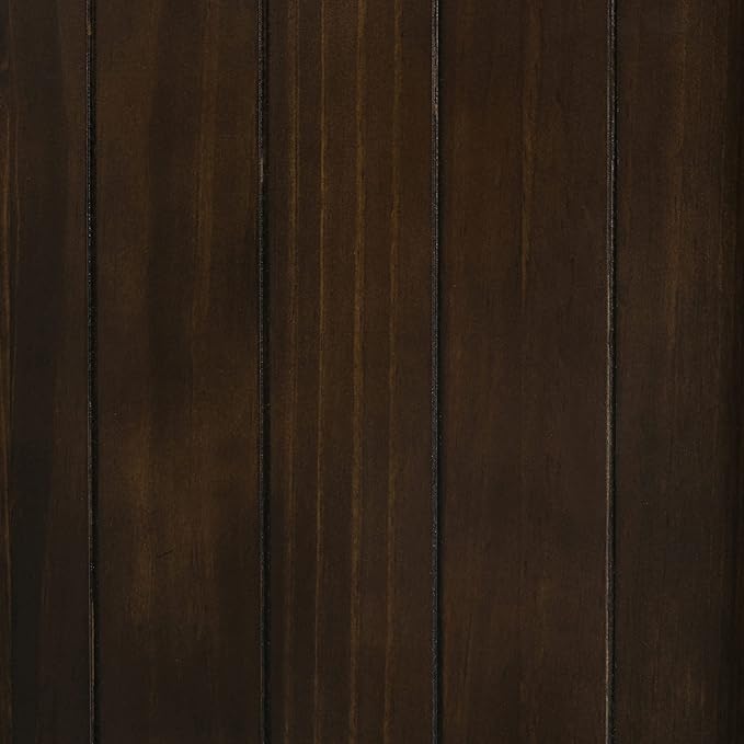 SIMPLIHOME Bedford Storage Cabinet - 39 inch Wide Solid Wood Medium Cabinet in Dark Tobacco Brown, Transitional Console for Living Room, Entryway, or Dining Room with Glass Doors and Shelves