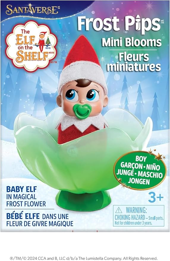 The Elf on The Shelf Frost Pips Duo: Boy and Girl Mini-Blooms