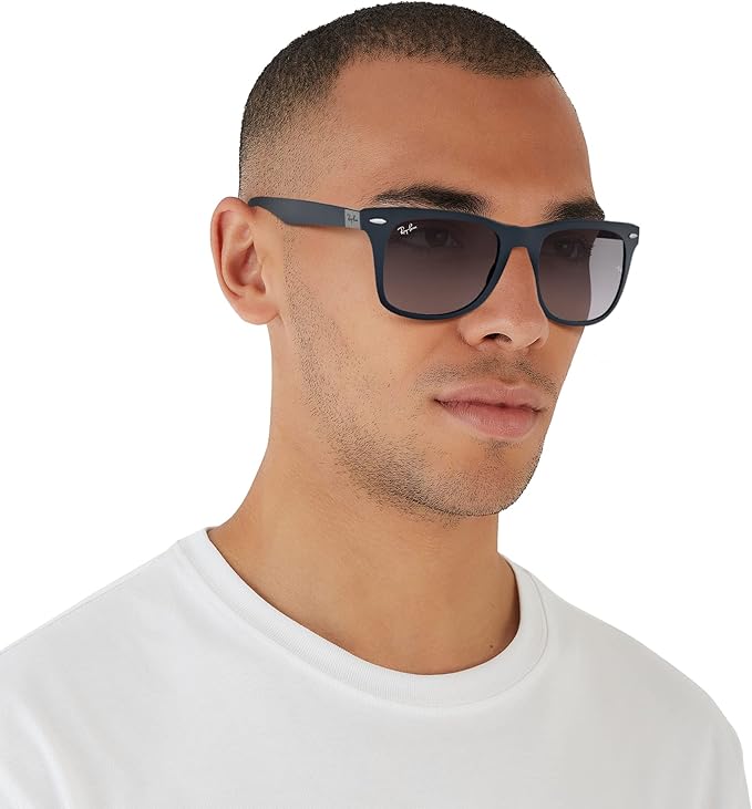 Ray-Ban unisex-adult Rb4195 Wayfarer Liteforce Square Sunglasses