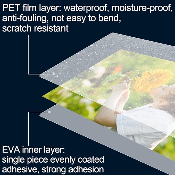 HERKKA 600 Pack Laminating Sheets, Holds 8.5 x 11 Inch Sheets, 3 Mil Clear Thermal Laminating Pouches 9 x 11.5 Inch Lamination Sheet Paper for Laminator, Round Corner Letter Size