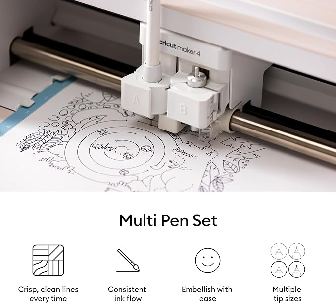 Cricut® Multi Pen Set, Black (8 ct)