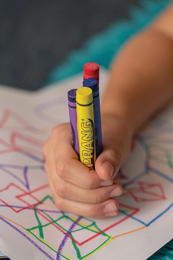 Prang Crayons Master Pack, Large Size, 8 Assorted Colors, 200 Count (32341) (Pack of 2)