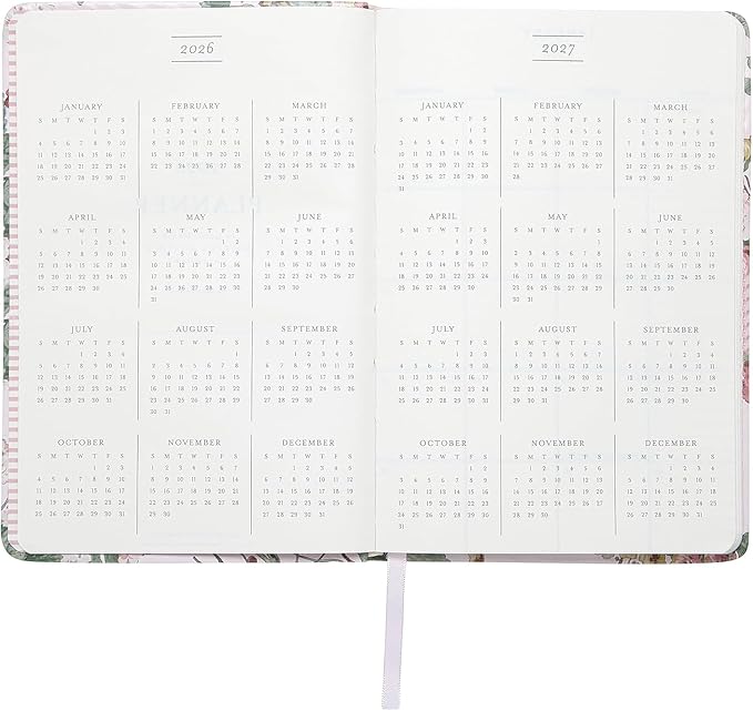 Laura Ashley 2026 Planner - Weekly and Monthly Planner - 8x10 and 6x8 Planning Notebook and Calendar Agenda, Size 6X8, Multi Fern