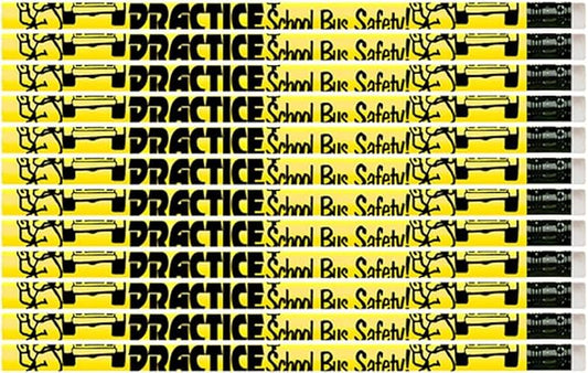 Express Pencils D2019 Practice School Bus Safety - 36 Qty Package - School Safety Pencils