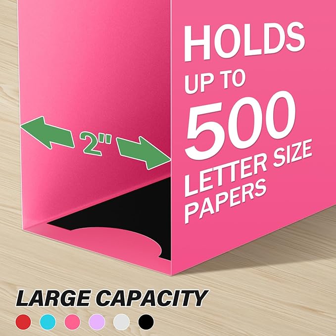 Ansook Extra Capacity Plastic Hanging File Folder Letter Size,Heavy Duty 2" Expansion Hanging Folder with Tabs,12 Pack Reinforced Hanging File Organizer,Filing Cabinet Folders for Office Bulk Files