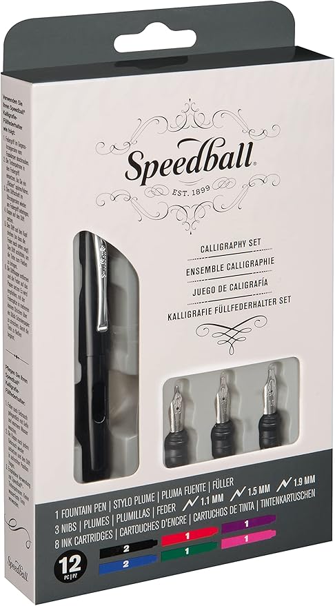 Speedball Art Products 002903 Calligraphy Fountain Pen Set