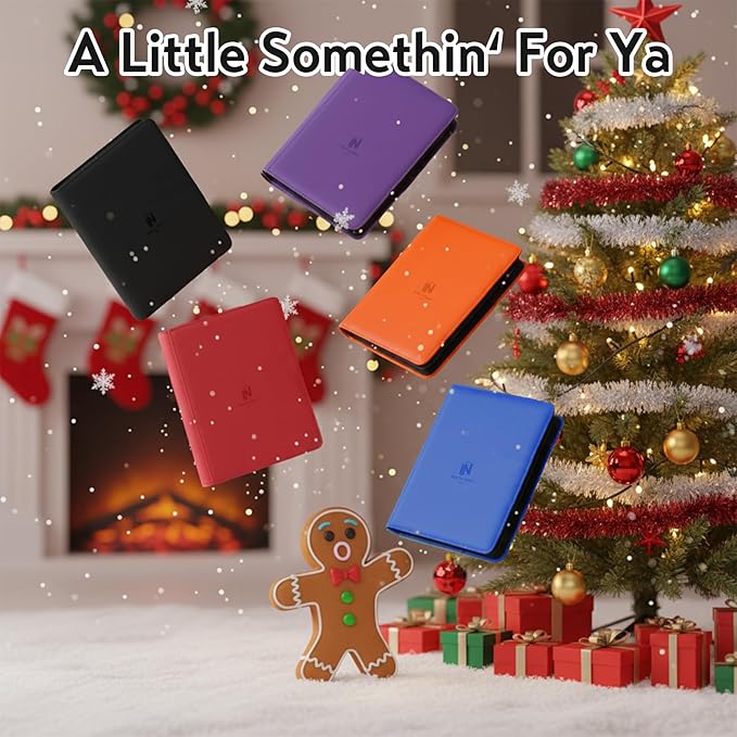 Trading Card Binder, Premium 9 Pocket 540 Double Sided Pocket Collection Binder, Card Album for TCG Card Holder for Game Card, Sports Card, Yugioh, MTG etc(Purple)