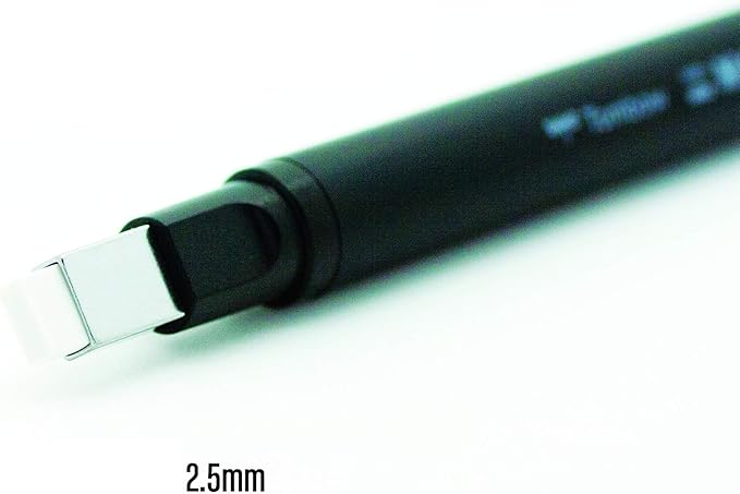 Tombow Holder Eraser, Mono Zero Square Shapre Black (EH-KUS11)