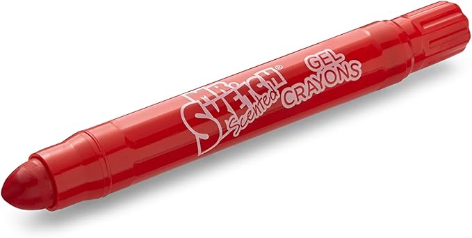 Mr. Sketch 1951332 1951332 Scented Twistable Gel Crayons, Assorted Colors, Pack Of 6, Multicolor, 6-Count