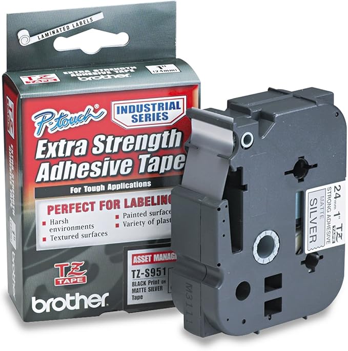 BRTTZES951 - TZ Extra-Strength Adhesive Laminated Labeling Tape