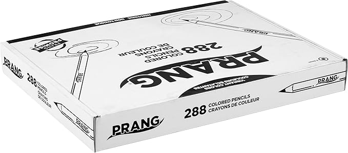 Prang Colored Pencils Classroom Pack, Assorted Colors, 3.3 mm Core, 288 Count