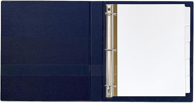 Avery Big Tab Write & Erase Dividers for 3 Ring Binders, 5-Tab Set, 1 Binder Divider Set (23075)