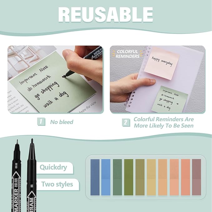 Jutom 38 Pcs Bible Journaling Study Kit for Women, Book Annotation Supplies with Highlighters Pens, Tabs, Sticky Notes, Markers for Christian Office Bible Study Supplies(Retro Color,Square)