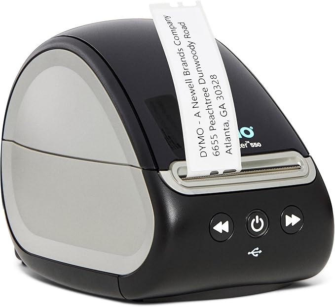 Dymo LabelWriter 550 Label Printer | labelmaker with Direct Thermal Printing | Automatic Label Recognition | Prints Address Labels, Shipping Labels, Barcode Labels and More | EU Plug