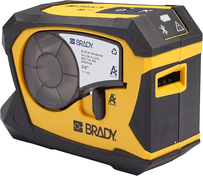 Brady M211 Portable Bluetooth Label Printer Kit (M211-KIT), Yellow/Black