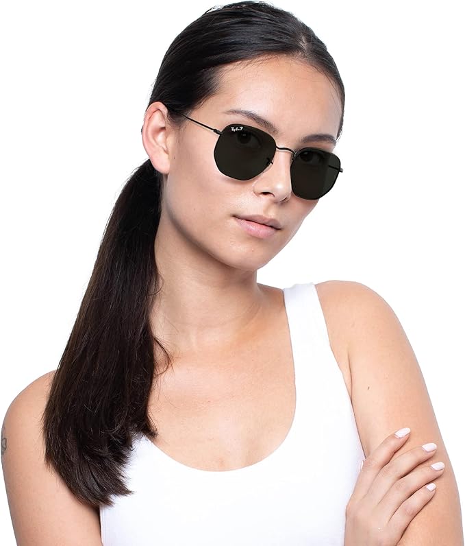 Ray-Ban unisex-adult Rb3548n Hexagonal Flat Lens Hexagonal Sunglasses