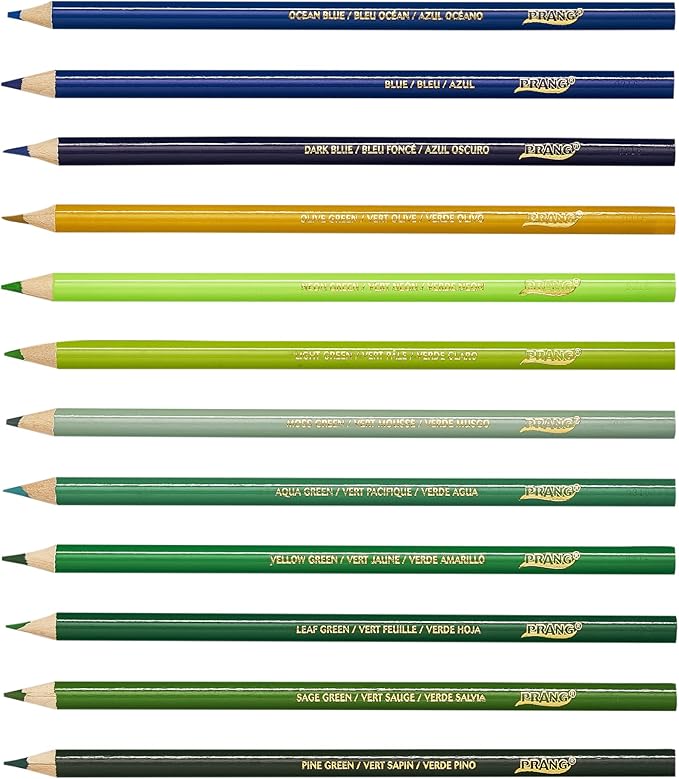 Prang Colored Pencil Sets, 3.3 Mm, 2b (#1), Assorted Lead/barrel Colors, 50/pack