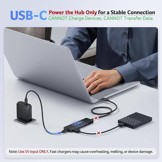 Acer USB Hub Bundle with Dual Mode Gaming Mouse