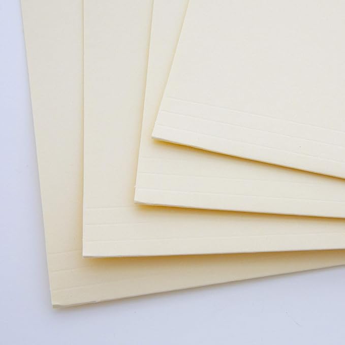 BAZIC Products Manila File Folders, 1/3-Cut Letter Size with Left, Right, and Center Tab Positions, Ideal for Organizing and Filing Documents, 12/Pack, 48-Pack