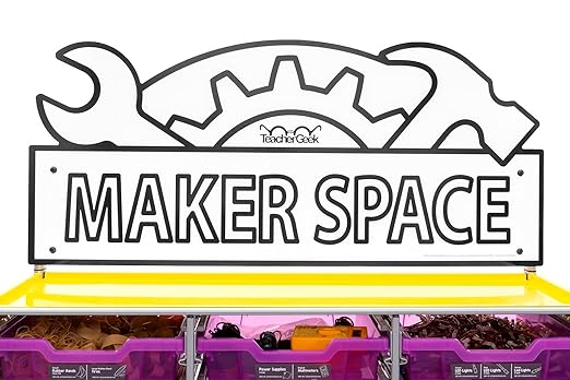 Maker Cart 2.0; Portable Maker Space with Curriculum & Activities for Classrooms & Schools (Elementary, Middle, High); Teacher Designed Science, Engineering, STEM, STEAM, DIY, NGSS Projects