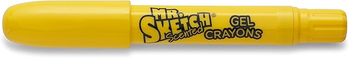 Mr. Sketch 1951332 1951332 Scented Twistable Gel Crayons, Assorted Colors, Pack Of 6, Multicolor, 6-Count